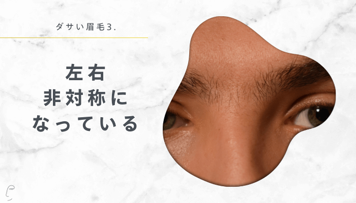 ダサい眉毛3