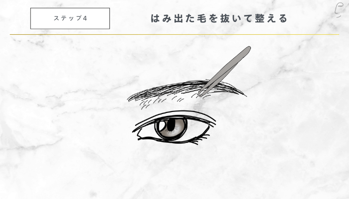 初めての方にもおすすめのメンズ眉毛の整え方4