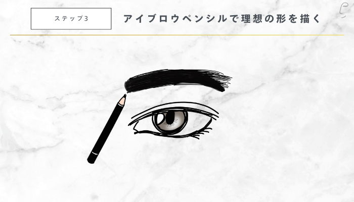 簡単にできるメンズ眉毛の整え方3