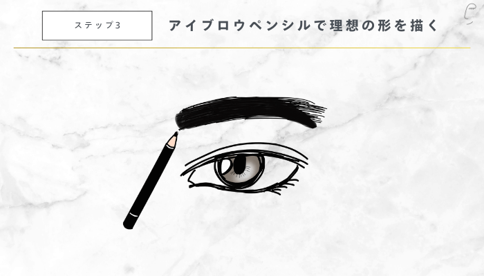 初めての方にもおすすめのメンズ眉毛の整え方3